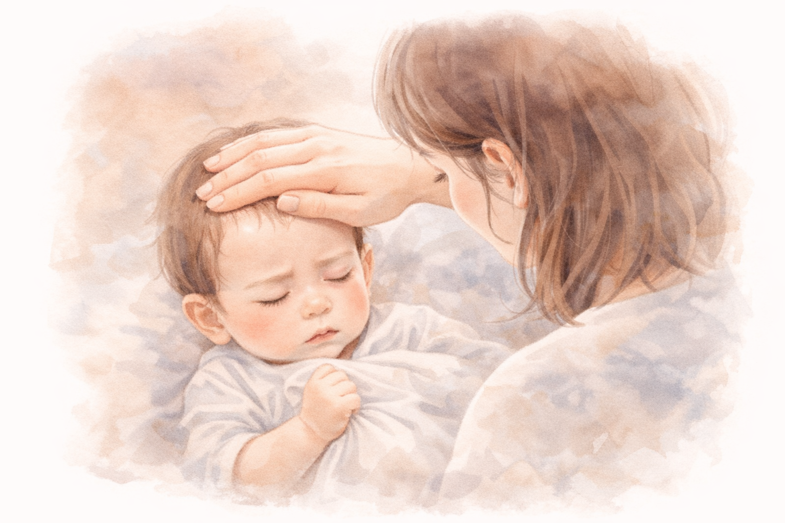 밤마다 열 오르는 아기, 낮과 다른 이유와 부모가 확인할 것